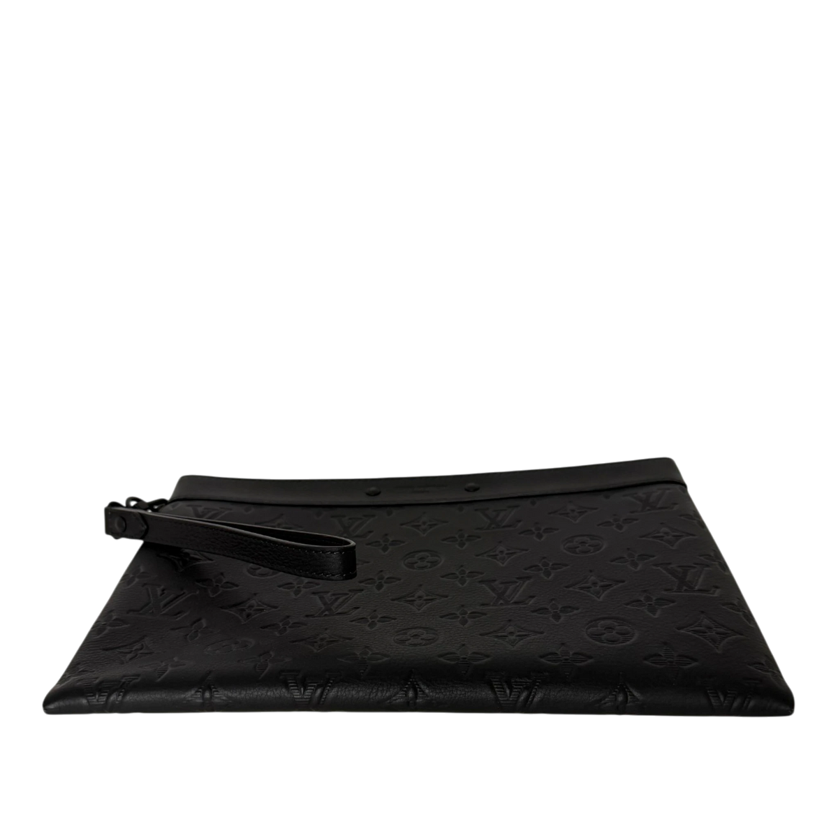 Louis Vuitton Pochette To-Go Monogram Shadow Leder / neuwertig Louis Vuitton