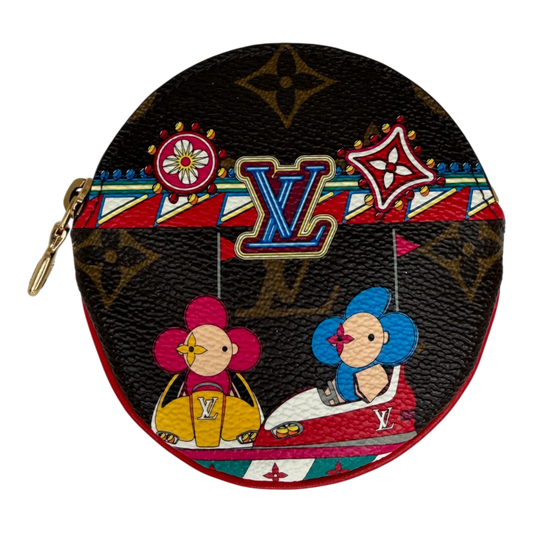 Louis Vuitton Monogram Vivienne Xmas Round Coin Purse Fullset Louis Vuitton