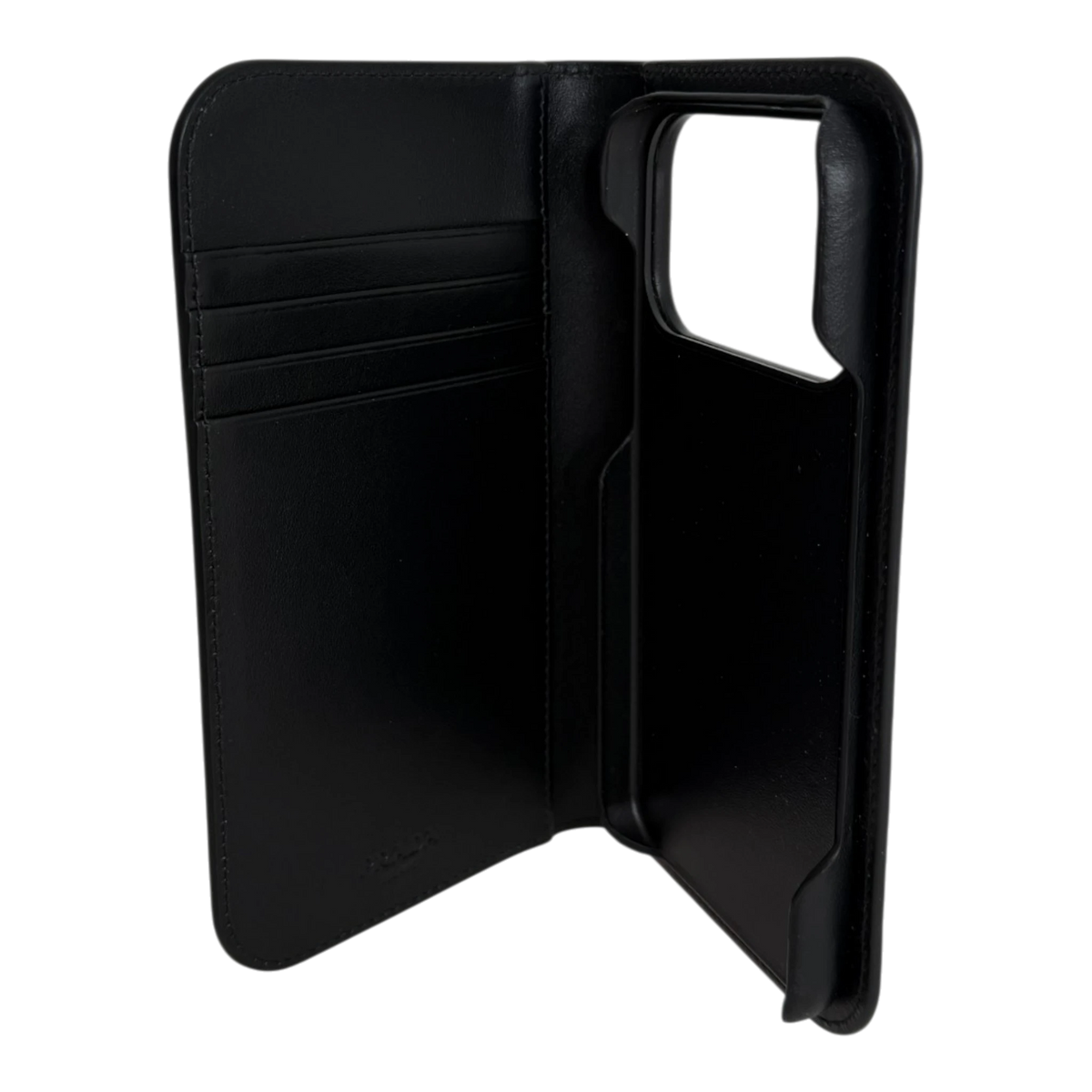 Prada Hülle iPhone 17 Pro Max Saffiano Leder schwarz Fullset Prada