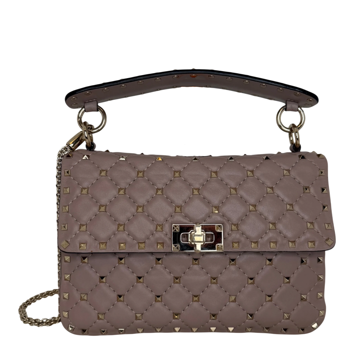 Valentino Garavani Rockstud Spike.Up Flap Bag Quilted Leather Medium Valentino