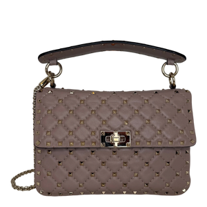 Valentino Garavani Rockstud Spike.Up Flap Bag Quilted Leather Medium