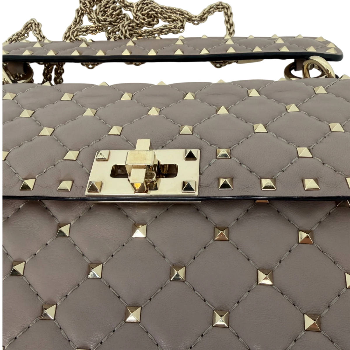 Valentino Garavani Rockstud Spike.Up Flap Bag Quilted Leather Medium Valentino