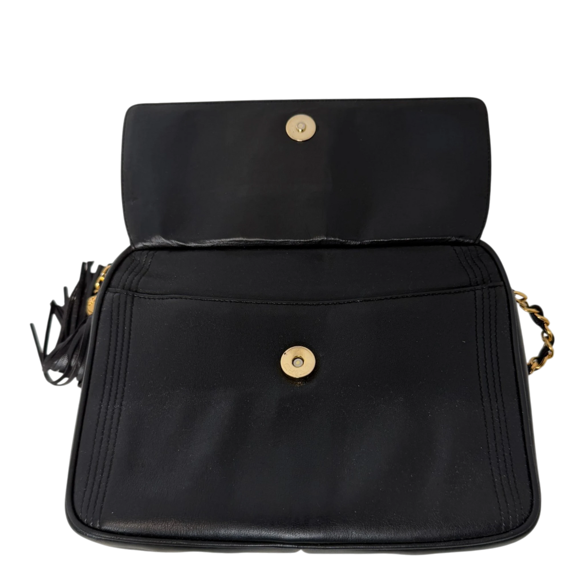 Chanel Coco Mark Camera Bag Lammleder Schwarz Chanel