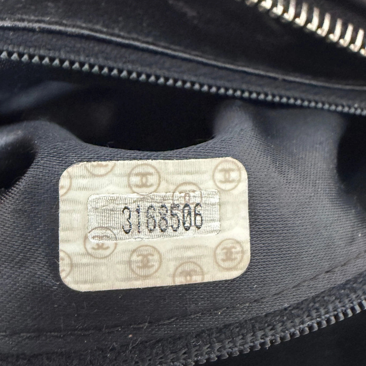 Chanel Coco Mark Camera Bag Lammleder Schwarz Chanel