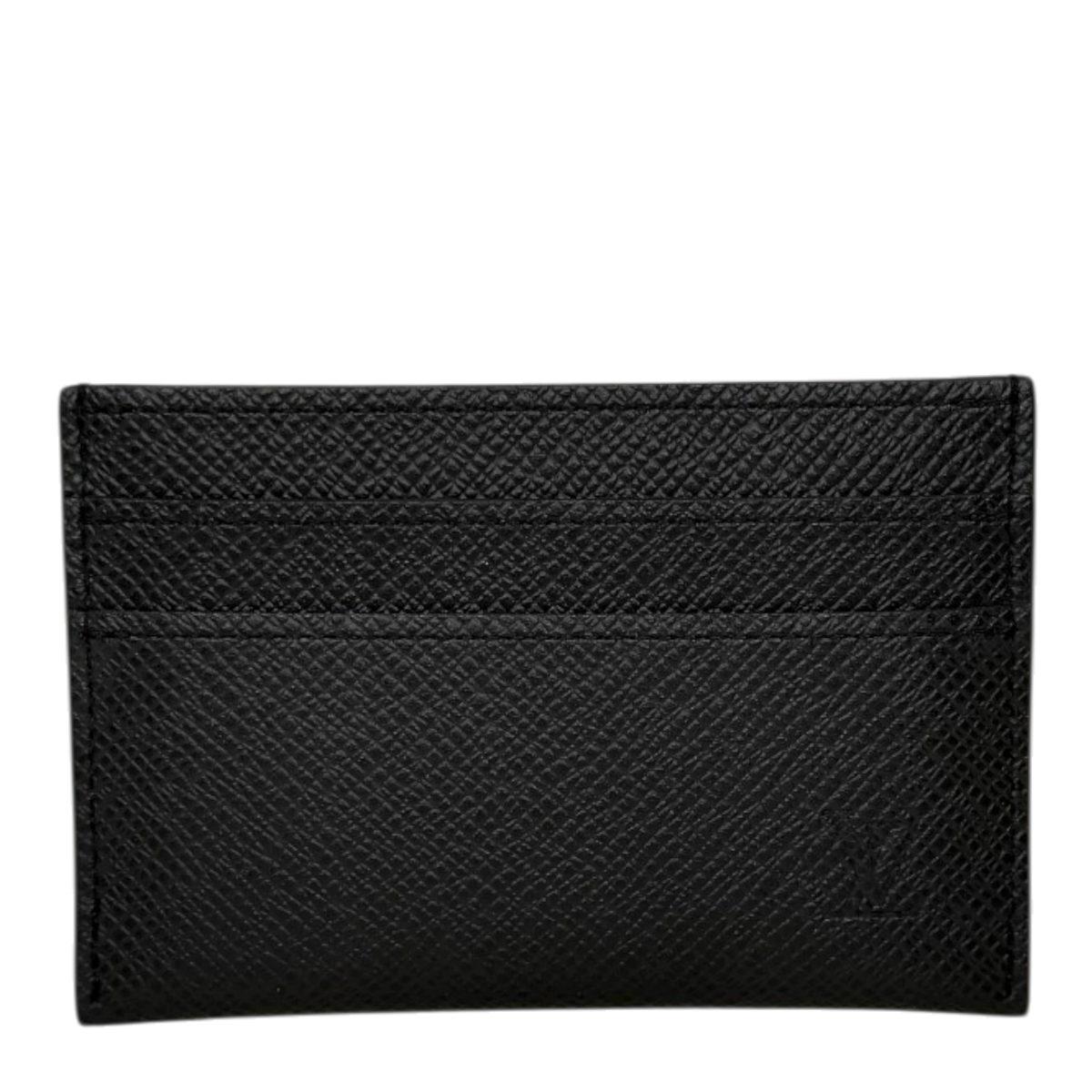 Louis Vuitton Double Card Holder Taiga Schwarz Louis Vuitton