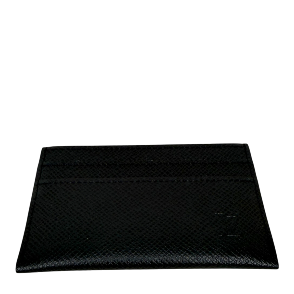 Louis Vuitton Double Card Holder Taiga Schwarz Louis Vuitton