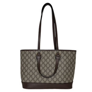 Gucci Ophidia GG Supreme Small Shopper beige / bruin