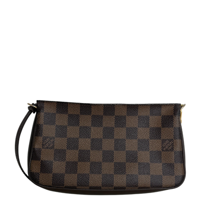 Louis Vuitton Pochette Accessoires Damier Ebène Canvas Braun Gold Louis Vuitton