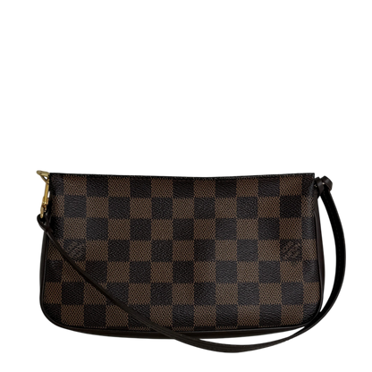 Louis Vuitton Pochette Accessoires Damier Ebène Canvas Braun Gold Louis Vuitton