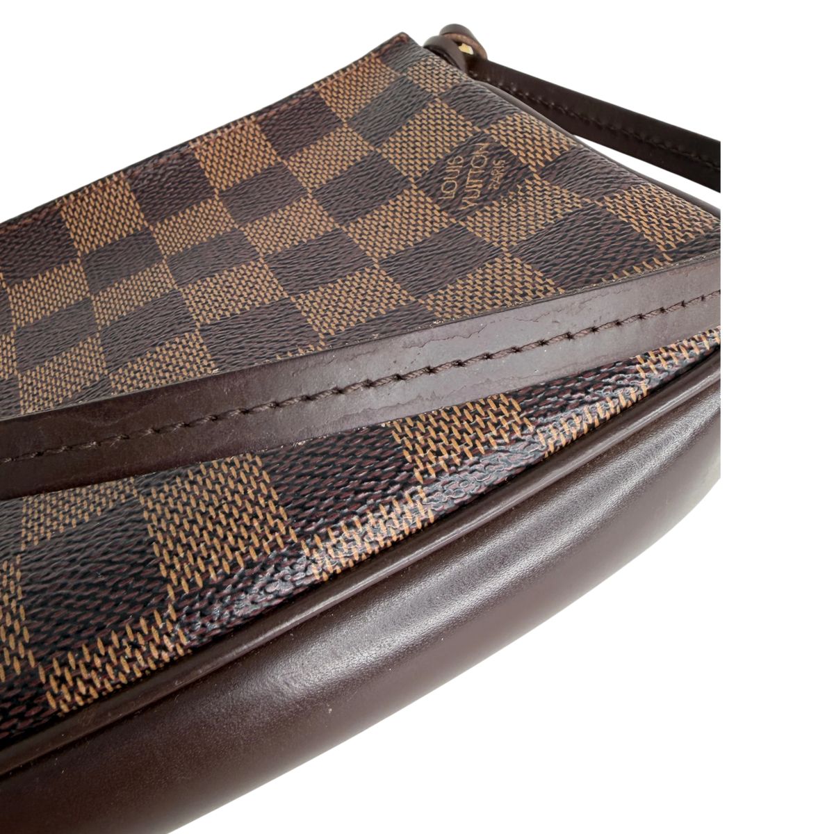 Louis Vuitton Pochette Accessoires Damier Ebène Canvas Braun Gold Louis Vuitton