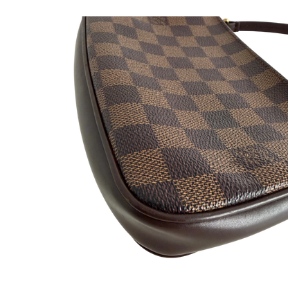 Louis Vuitton Pochette Accessoires Damier Ebène Canvas Braun Gold Louis Vuitton