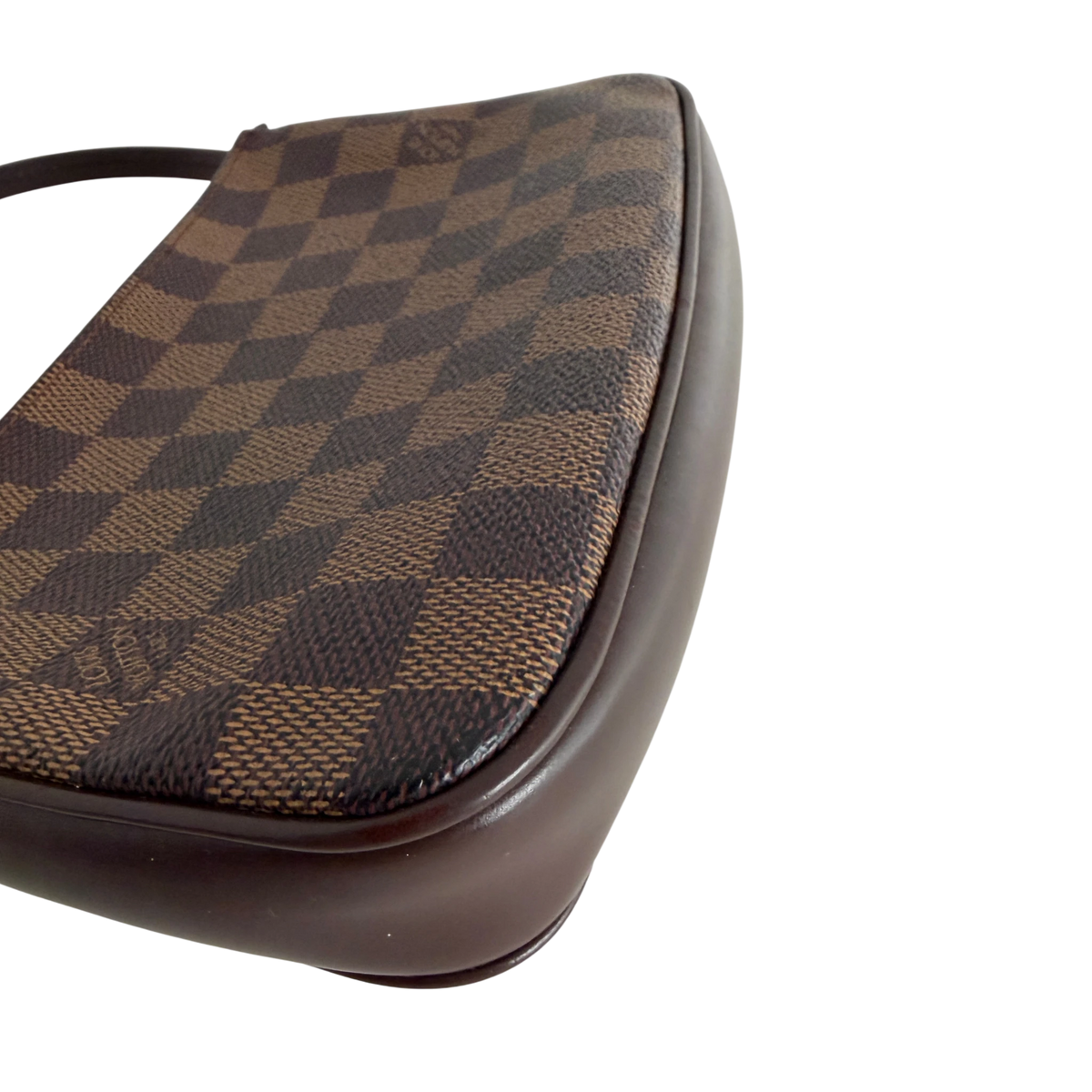 Louis Vuitton Pochette Accessoires Damier Ebène Canvas Braun Gold Louis Vuitton
