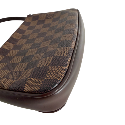 Louis Vuitton Pochette Accessoires Damier Ebène Canvas Braun Gold Louis Vuitton