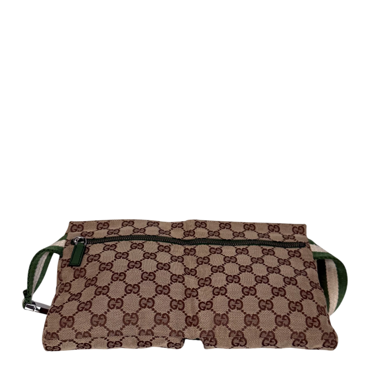 Gucci GG Canvas Belt Bag grün / beige / sehr gut Gucci
