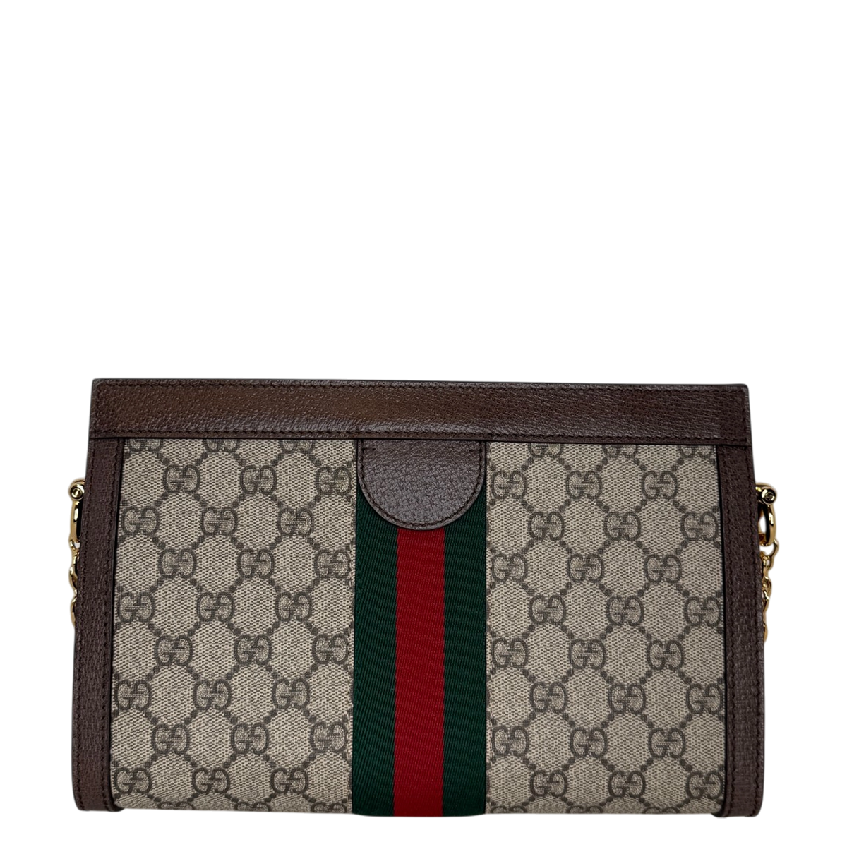 Gucci GG Supreme Monogram Web Small Ophidia braun / neuwertig Gucci