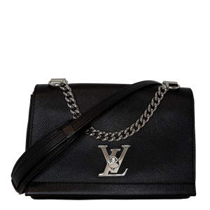 Louis Vuitton Lockme II Chain Bag BB Kalfsleer zwart