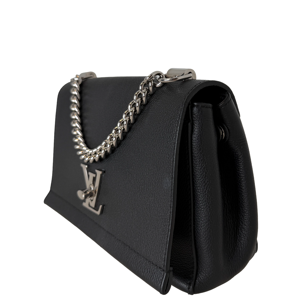 Louis Vuitton Lockme II Chain Bag BB Kalbsleder schwarz / sehr gut Louis Vuitton