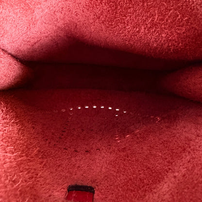 Hermès Mini Evelyne TPM 16 Taurillon Clémence Rot Palladium – Ansicht 4