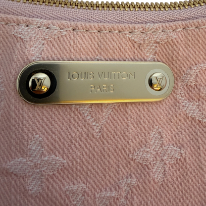Louis Vuitton Pochette Liv Monogram Denim Washed Pink Gold – Ansicht 7