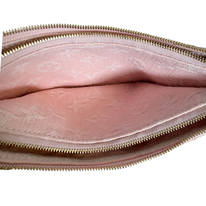 Louis Vuitton Pochette Liv Monogram Denim Washed Pink Gold – Ansicht 5