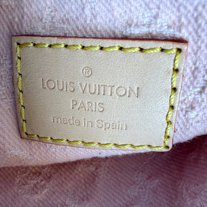 Louis Vuitton Pochette Liv Monogram Denim Washed Pink Gold – Ansicht 6