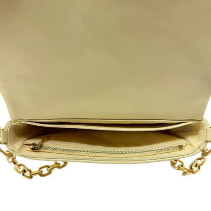 Louis Vuitton Wallet on Strap Bubblegram Lammleder Pastellgelb Gold – Ansicht 5