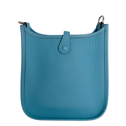 Hermès Evelyne 16 TPM Amazone Clémence Bleu Nord Zickzack Silber – Ansicht 3