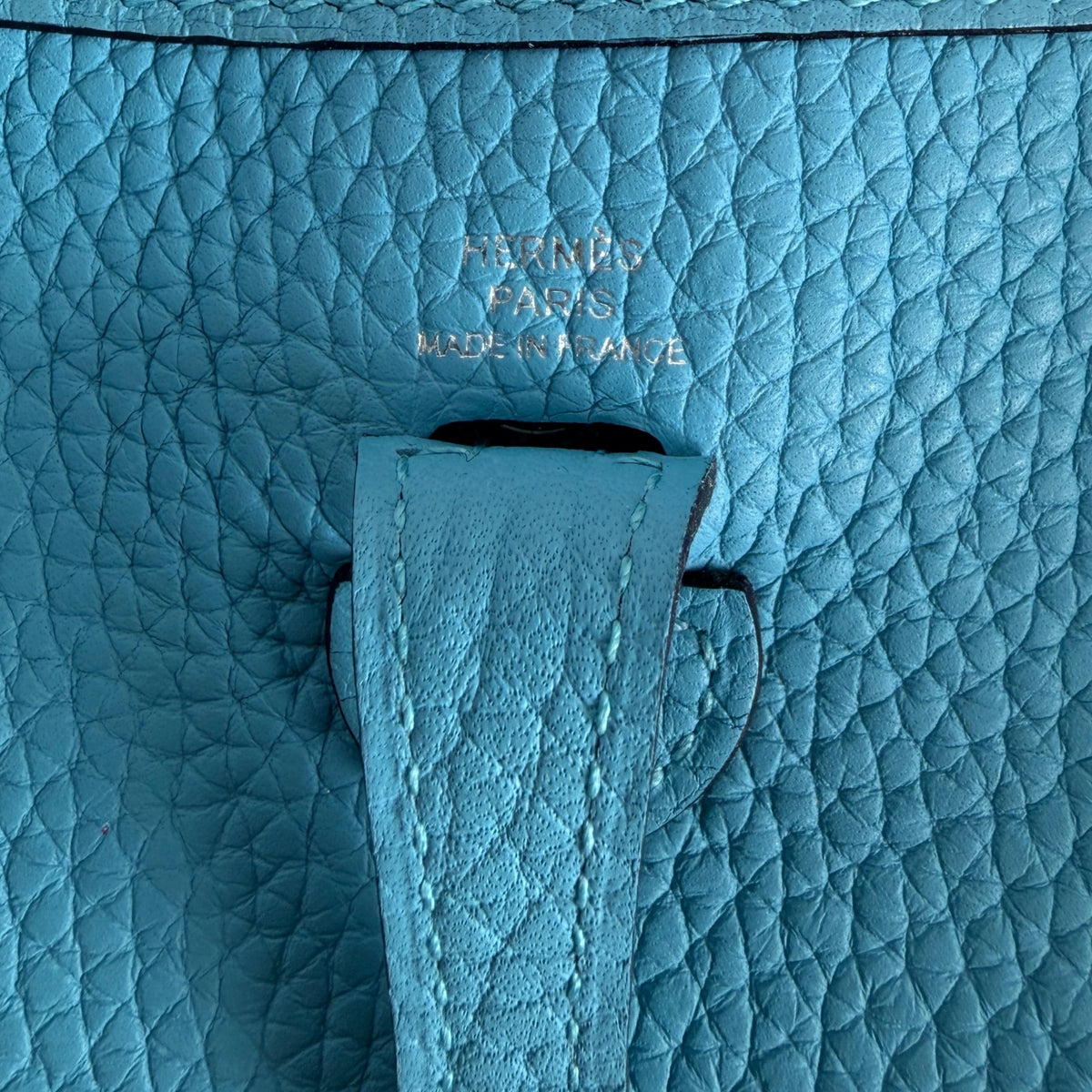 Hermès Evelyne 16 TPM Amazone Clémence Bleu Nord Zickzack Silber – Ansicht 7