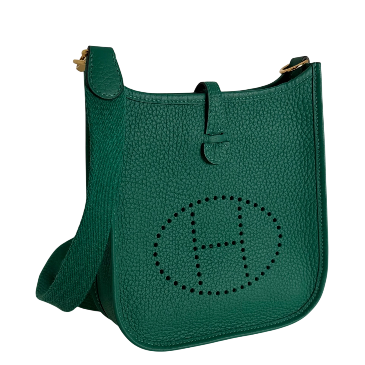 Hermès Evelyne 16 TPM Amazone Taurillon Clémence Vert Vertigo Gold – Ansicht 2