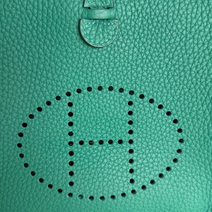 Hermès Evelyne 16 TPM Amazone Taurillon Clémence Vert Vertigo Gold – Ansicht 5