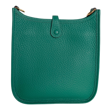 Hermès Evelyne 16 TPM Amazone Taurillon Clémence Vert Vertigo Gold – Ansicht 3