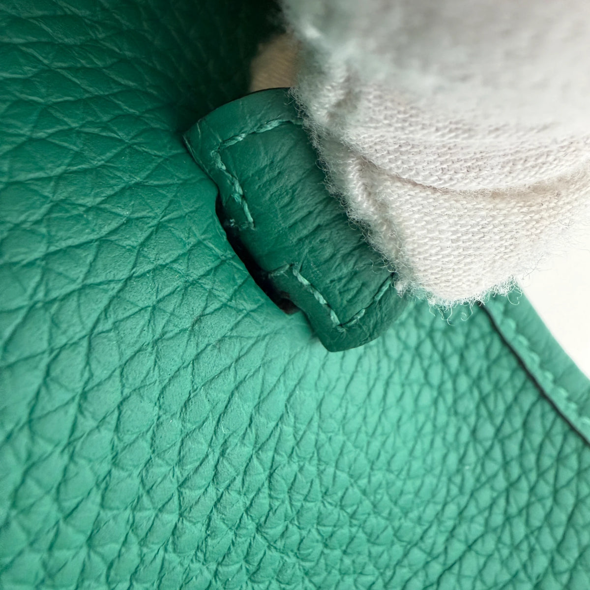 Hermès Evelyne 16 TPM Amazone Taurillon Clémence Vert Vertigo Gold – Ansicht 8