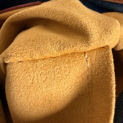 Louis Vuitton Pleaty Monogram Denim Blau Vachetta Gold Vintage – Ansicht 8