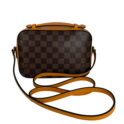 Louis Vuitton Santa Monica Damier Ebène Canvas Safran Orange Gold – Ansicht 3