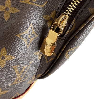 Louis Vuitton Montsouris MM Rucksack Monogram Canvas Vachetta Gold – Ansicht 9