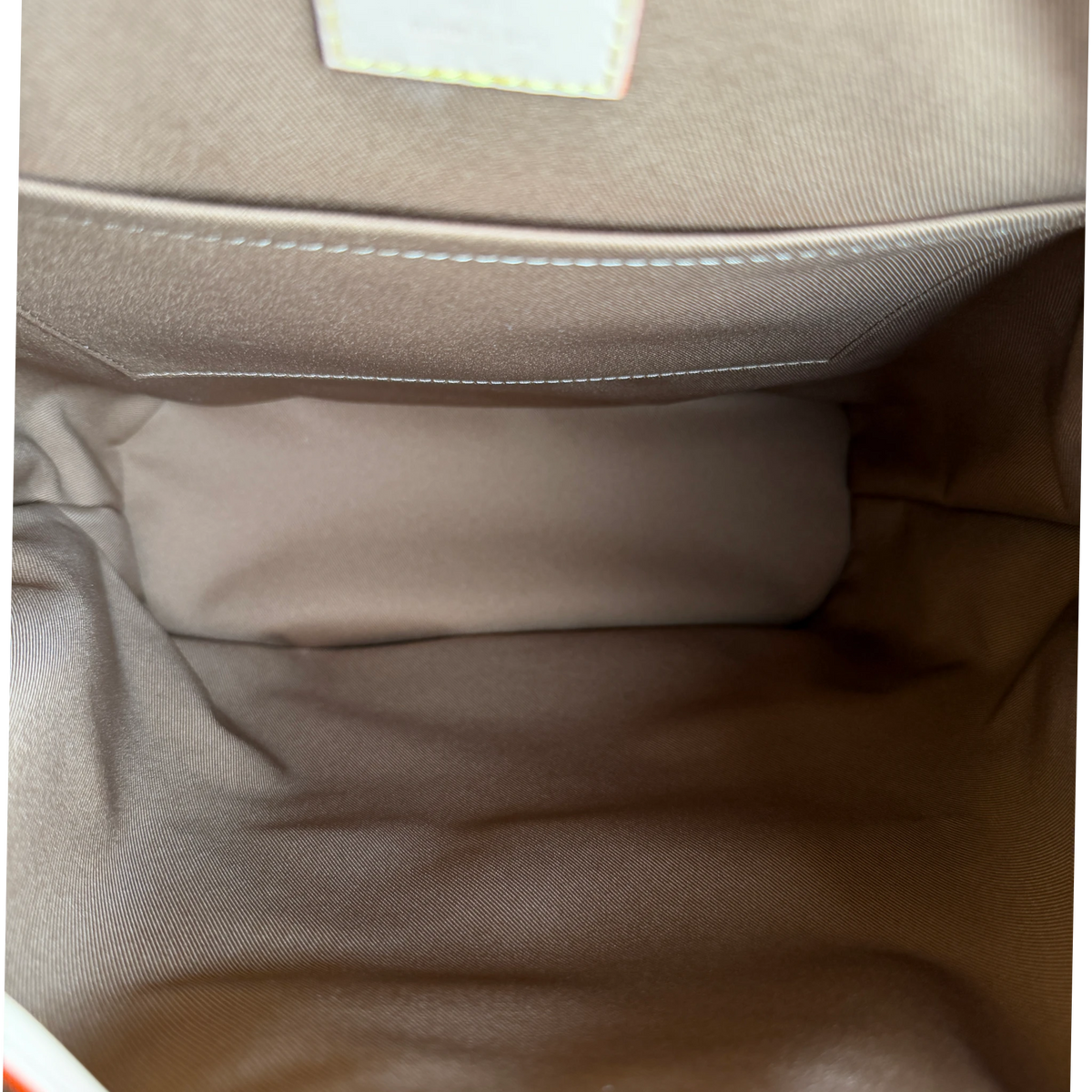 Louis Vuitton Montsouris MM Rucksack Monogram Canvas Vachetta Gold – Ansicht 6