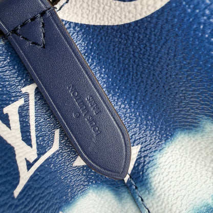 Louis Vuitton NéoNoé MM Escale Monogram Giant Blau Weiß Silber