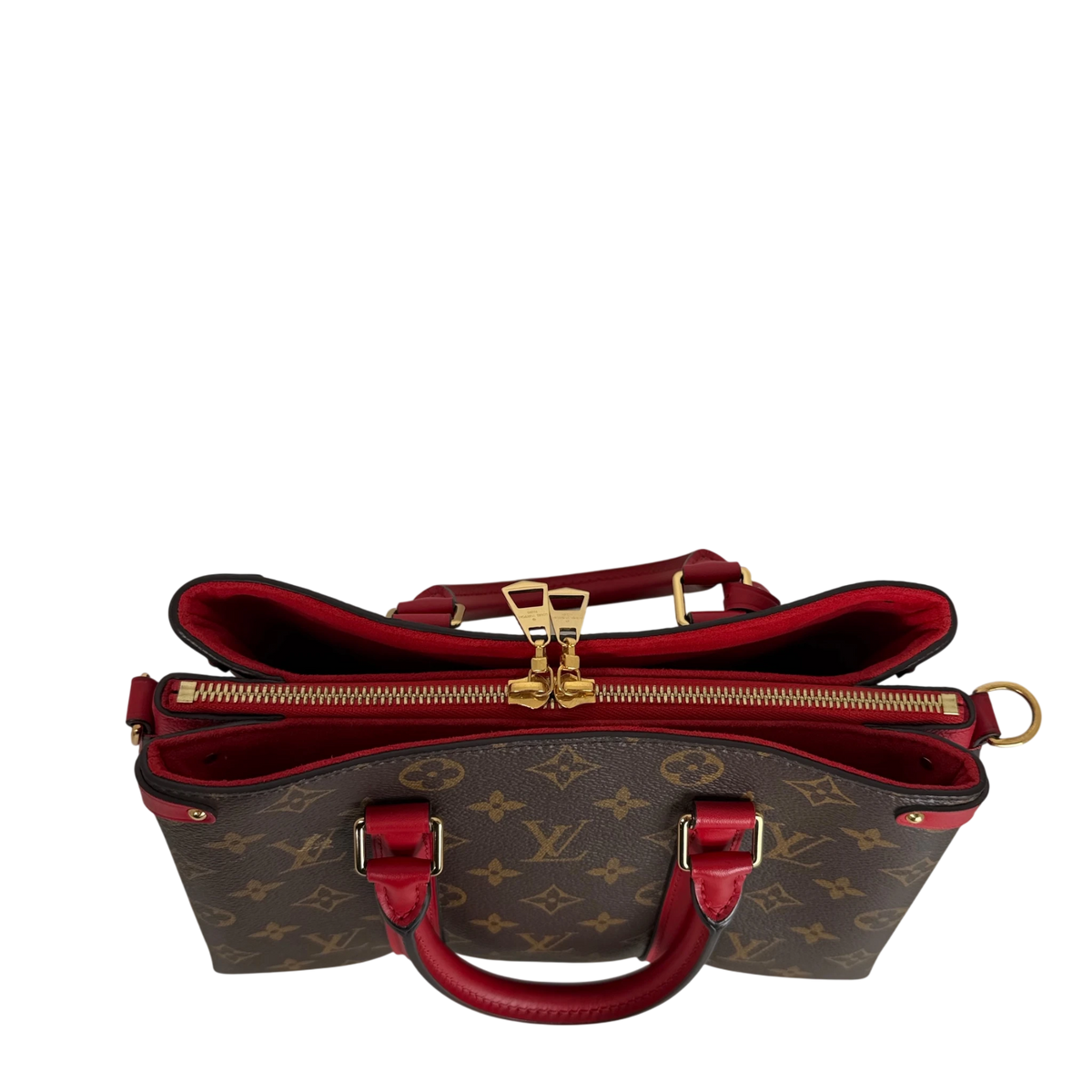 Louis Vuitton Soufflot BB Monogram Canvas Coquelicot Rot Gold