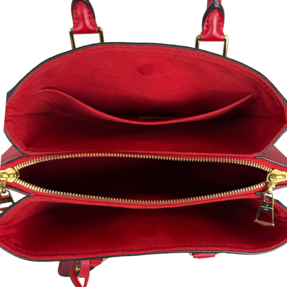 Louis Vuitton Soufflot BB Monogram Canvas Coquelicot Rot Gold