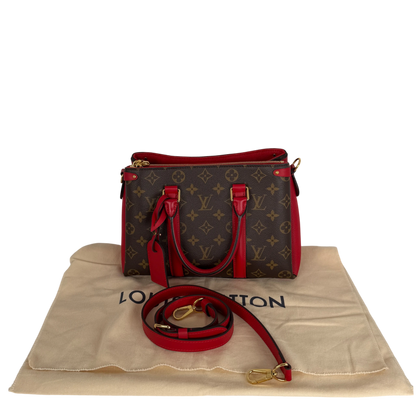 Louis Vuitton Soufflot BB Monogram Canvas Coquelicot Rot Gold