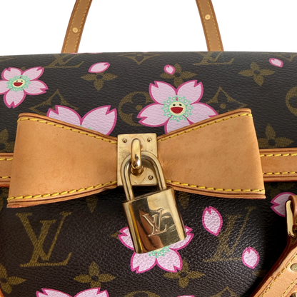 Louis Vuitton Papillon Cherry Blossom Monogram Murakami Braun Rosa – Ansicht 10