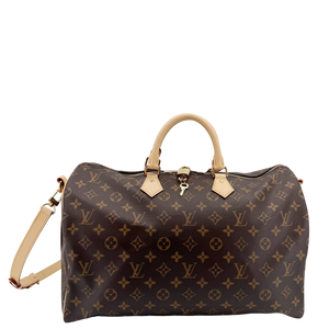 Louis Vuitton Speedy Bandoulière 40 Monogram Canvas Braun Gold