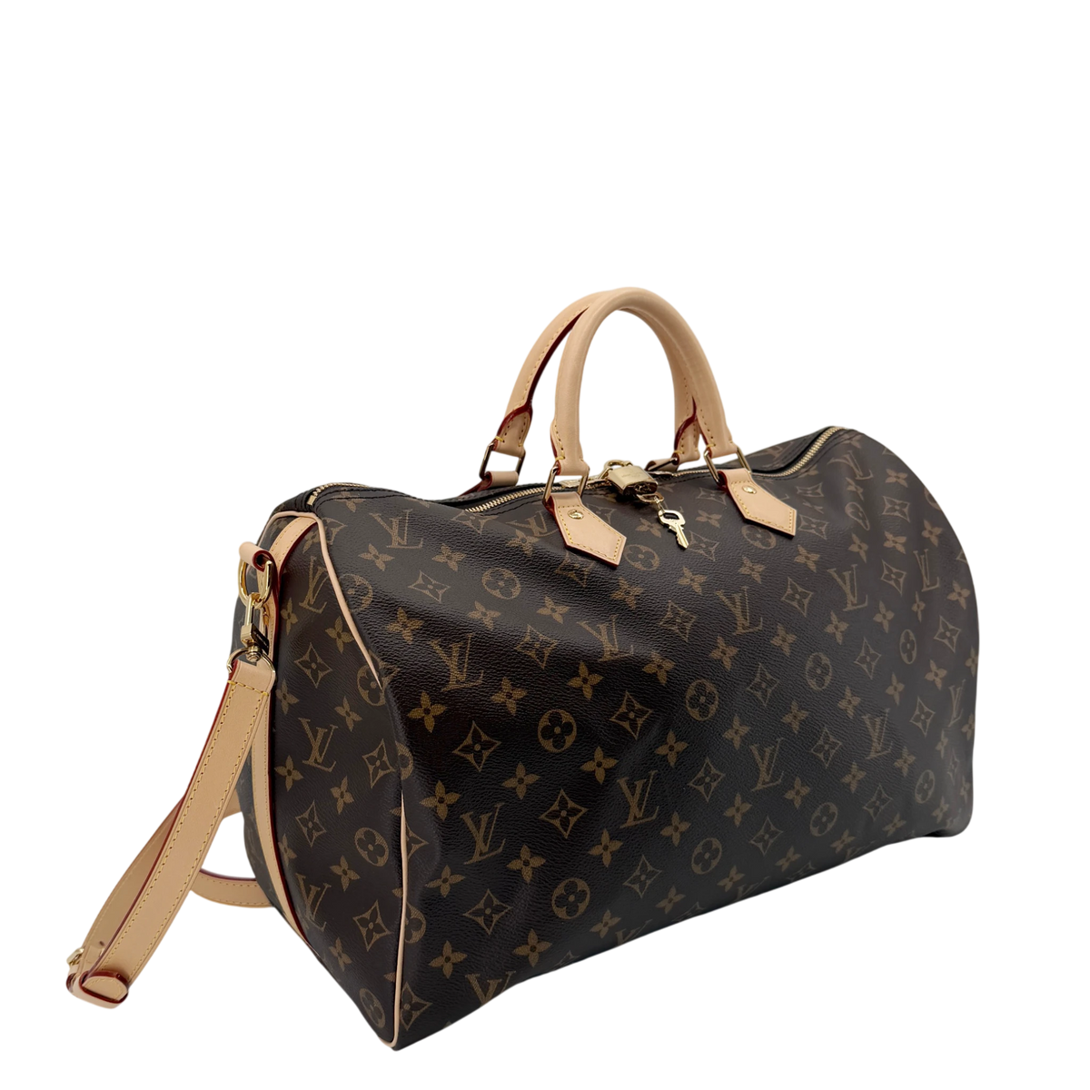 Louis Vuitton Speedy Bandoulière 40 Monogram Canvas Braun Gold