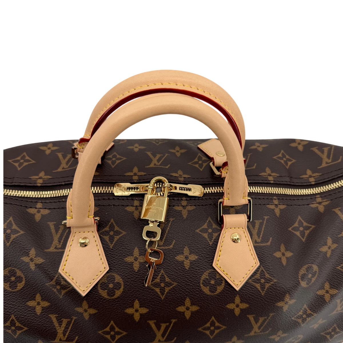 Louis Vuitton Speedy Bandoulière 40 Monogram Canvas Braun Gold