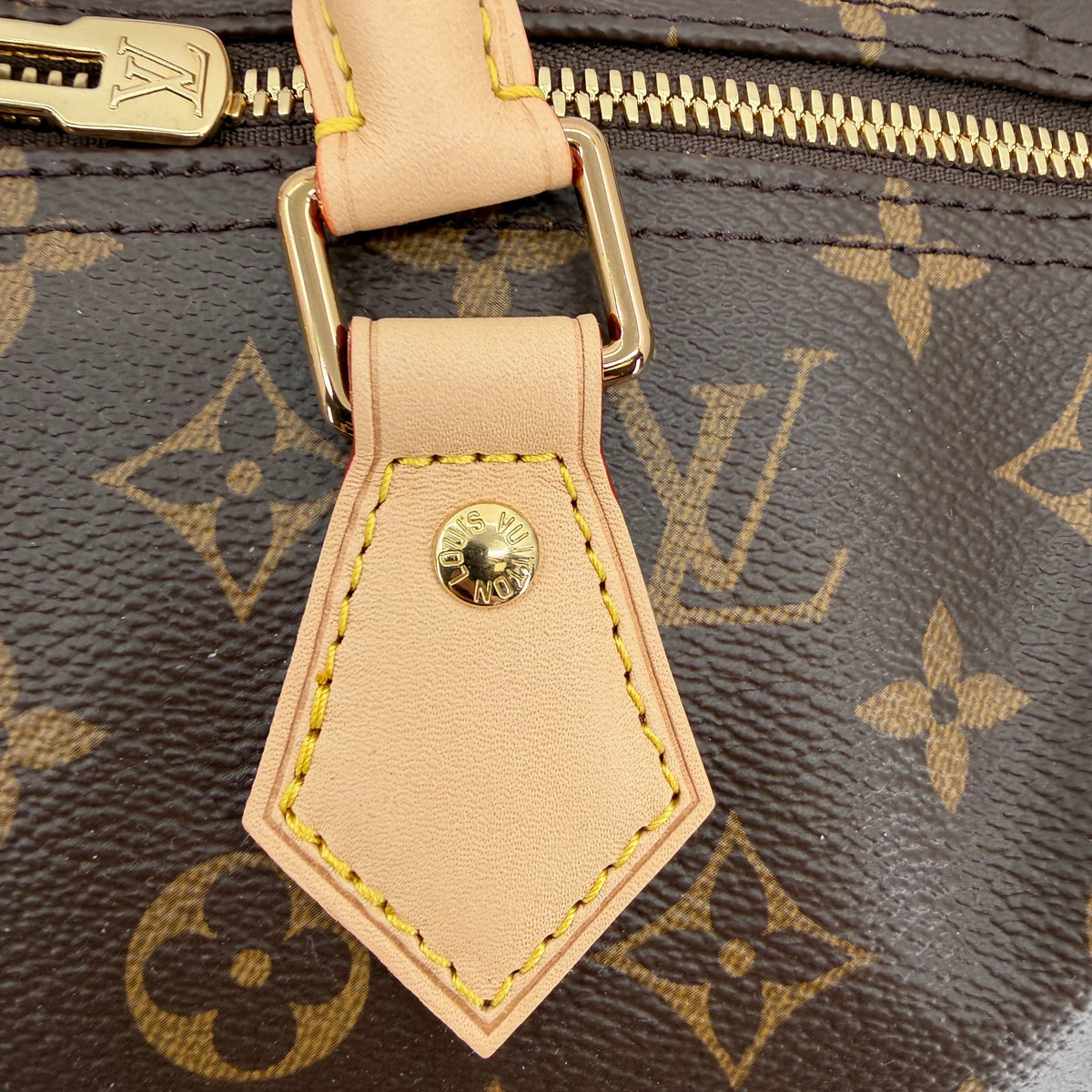 Louis Vuitton Speedy Bandoulière 40 Monogram Canvas Braun Gold