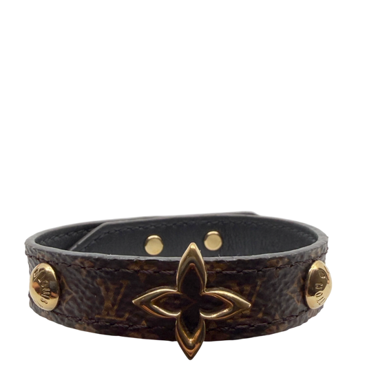Louis Vuitton Blooming armband Monogram Canvas Goud maat 17