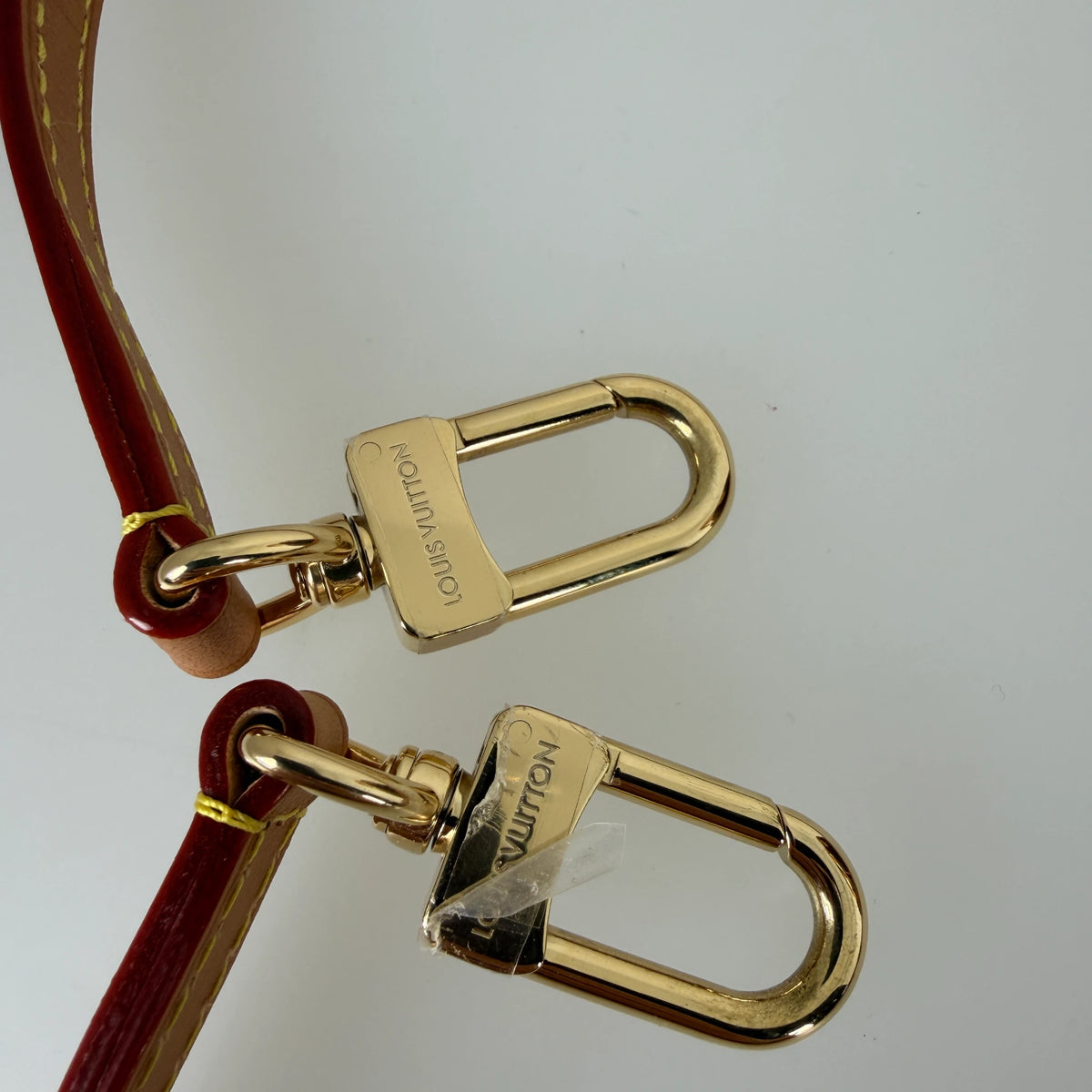 Louis Vuitton Nano Speedy Monogram Canvas Bruin Goud met riem