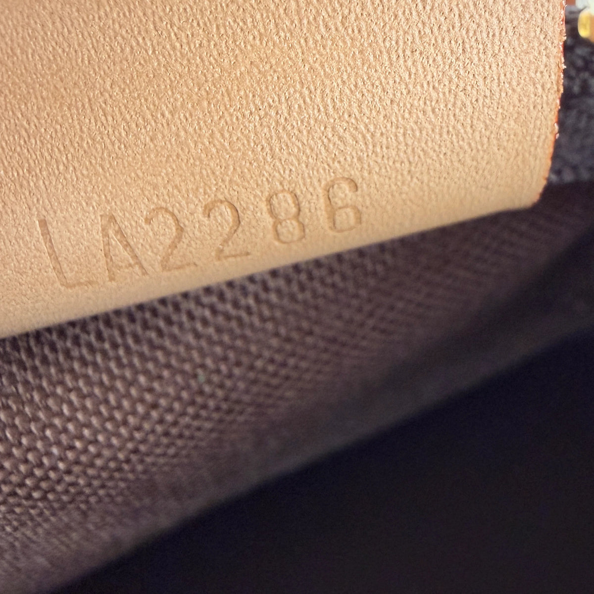 Louis Vuitton Nano Speedy Monogram Canvas Bruin Goud met riem