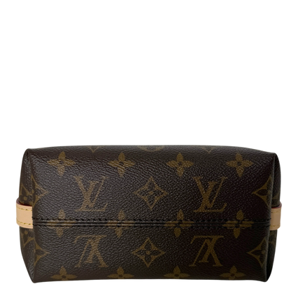 Louis Vuitton Multipass Mini Monogram Canvas Crossbody Bruin Goud