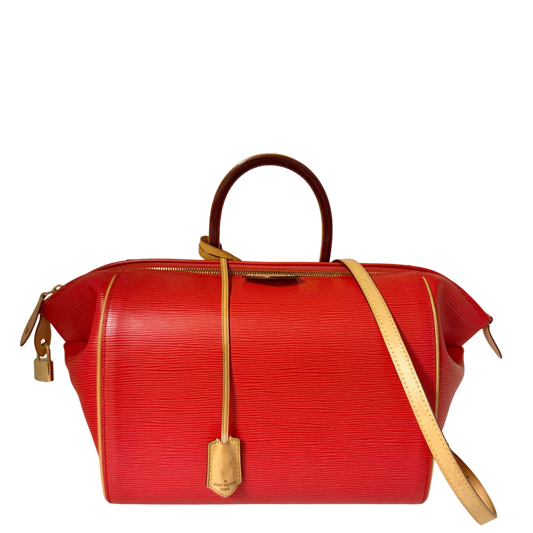 Louis Vuitton Doc PM Epi leer Rood Goud met schouderriem